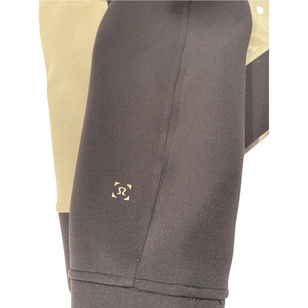 Lululemon Sojourn‎ Bomber Jacket Men's Large Grey Sage Black Warpstreme - Picture 12 of 12